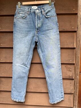 AGOLDE Distressed Organic Cotton Riley Jeans Size 26